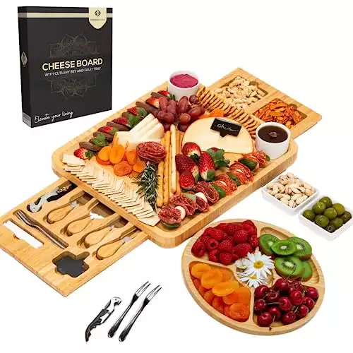 Cheese Board - Charcuterie Board Gift Set