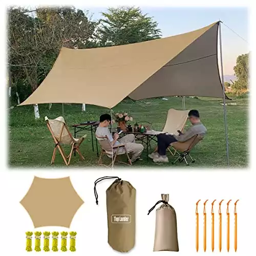 Large Camping Tarp Tent  (4.5X4.5m)