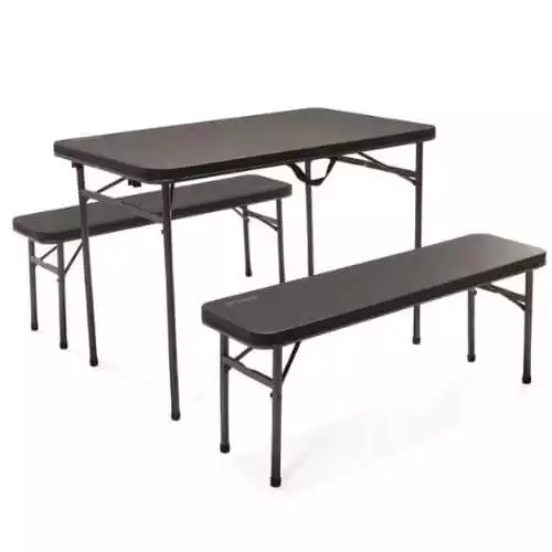 OZtrail Ironside 3pc Camping Recreation Table Set