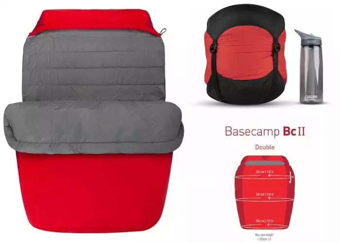 Sea To Summit Basecamp Bc II Synthetic 0C Sleeping Bag - Double